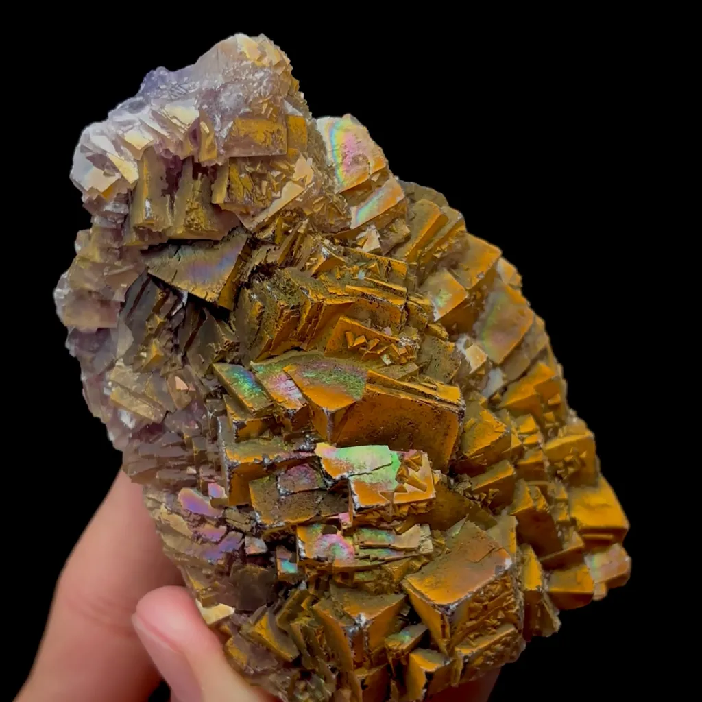 Natural Rainbow Fluorite Mineral Specimen,High Quality Specimen,HENAN,CHINA(100*66*34mm) - image 3