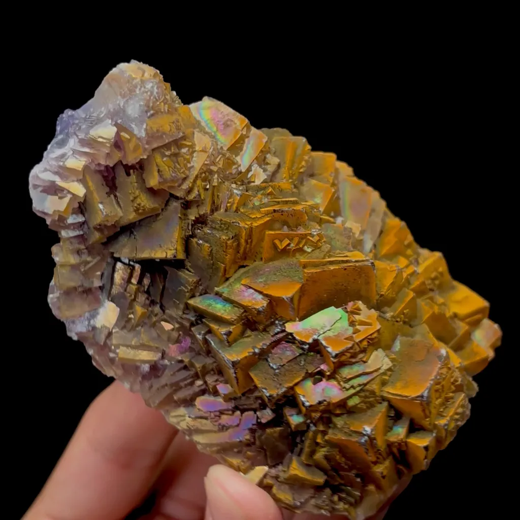 Natural Rainbow Fluorite Mineral Specimen,High Quality Specimen,HENAN,CHINA(100*66*34mm) - image 5