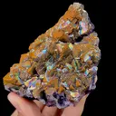 Natural Rainbow Purple Fluorite,Mineral Specimen: HEBEI (102*75*49mm) - image 3