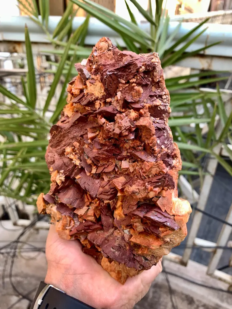Natural Rare Siderite Cluster with Dolomite Combined Specimen from Pakistan - image 7