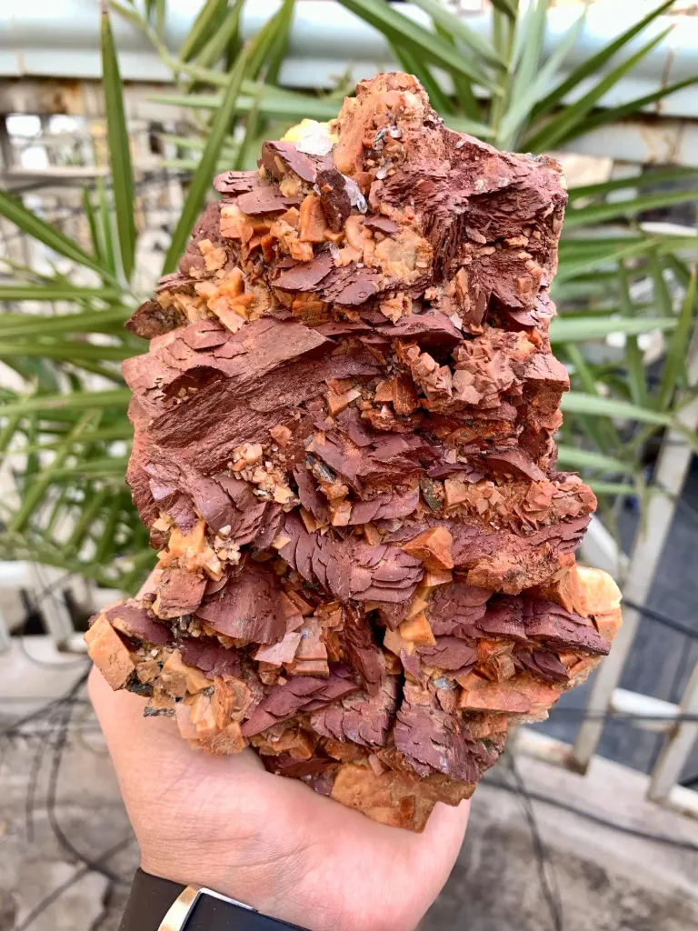 Natural Rare Siderite Cluster with Dolomite Combined Specimen from Pakistan - image 3