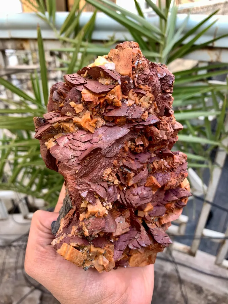 Natural Rare Siderite Cluster with Dolomite Combined Specimen from Pakistan - image 5