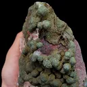 Natural Red Calcite and Pyrite, Mineral Specimen:Daye,Hubei (155*105*70MM) - image 3