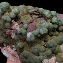 Natural Red Calcite and Pyrite, Mineral Specimen:Daye,Hubei (155*105*70MM) - image 4