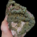 Natural Red Calcite and Pyrite, Mineral Specimen:Daye,Hubei (155*105*70MM) - image 2