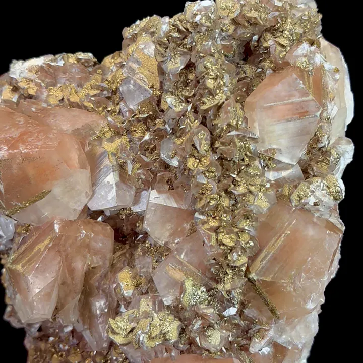 Natural Red Calcite and Pyrite, Mineral Specimen:Daye,Hubei (170*120*85MM) - image 4