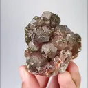 Natural Red Calcite and Pyrite, Mineral Specimen:Daye,Hubei (70*60*50MM) - image 6