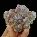 Natural Red Calcite and Pyrite Symbiosis comes from Daye,Hubei 75*65*25MM - image 1