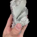 Natural Red Calcite and Quartz Cluster, Mineral Specimen:Daye,Hubei (90*140*70MM) - image 4