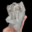 Natural Red Calcite and Quartz Cluster, Mineral Specimen:Daye,Hubei (90*140*70MM) - image 2