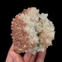 Natural Red Calcite and Quartz, Mineral Specimen:Daye,Hubei (75*60*60MM) - image 3