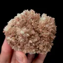 Natural Red Calcite and Quartz, Mineral Specimen:Daye,Hubei (75*60*60MM) - image 4
