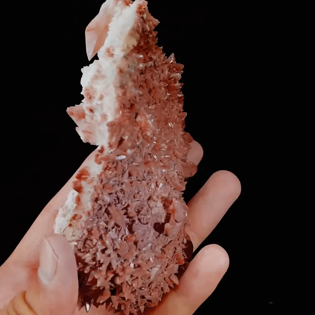 Natural Red Calcite comes from Daye, Hubei 130*70*60MM - image 4