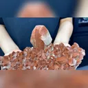 Natural Red Calcite comes from Daye,Hubei 280*190*100MM - image 2