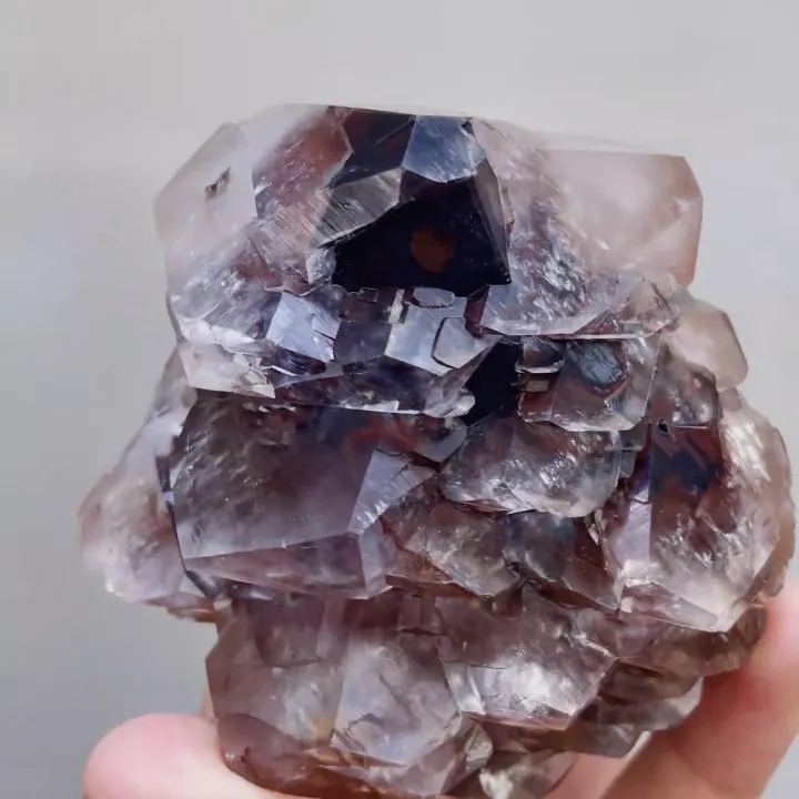 Natural Red Calcite comes from Daye,Hubei 75*70*60MM - image 3