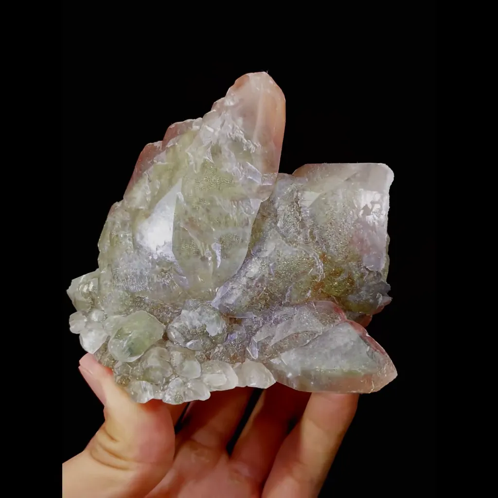 Natural Red Calcite comes from Daye,Hubei 95*60*55MM - image 4