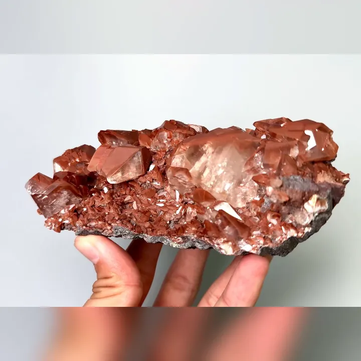 Natural Red Calcite, Mineral Specimen:Daye,Hubei (150*75*50MM) - image 2