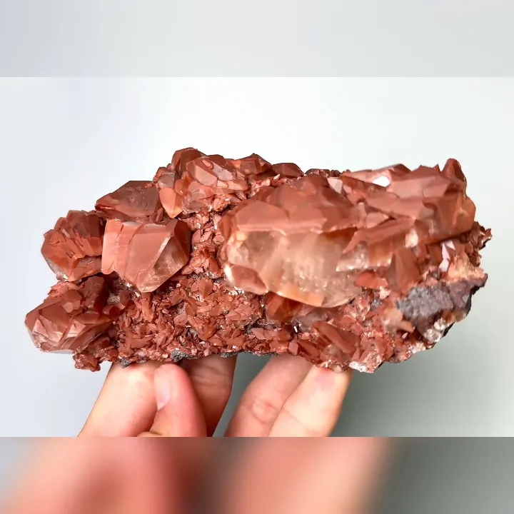 Natural Red Calcite, Mineral Specimen:Daye,Hubei (150*75*50MM) - image 5