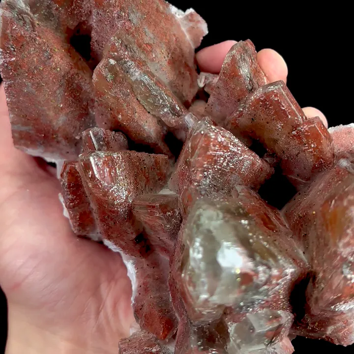 Natural Red Calcite, Mineral Specimen:Daye,Hubei (170*130*95MM) - image 3