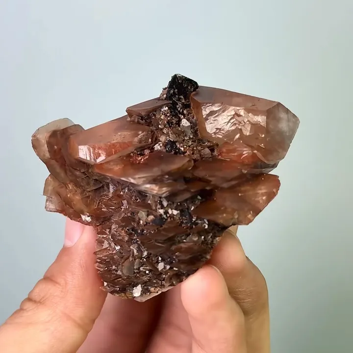 Natural Red Calcite, Mineral Specimen:Daye,Hubei （65*60*50MM） - image 3