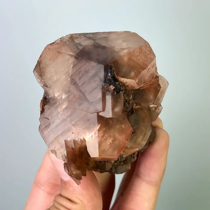 Natural Red Calcite, Mineral Specimen:Daye,Hubei （65*60*50MM） - image 4