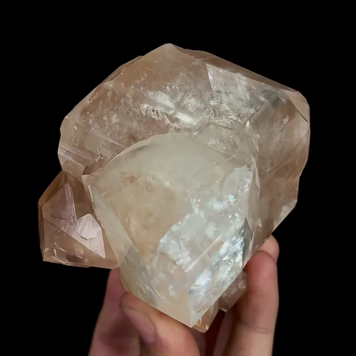 Natural Red Calcite, Mineral Specimen:Daye,Hubei (75*80*95MM) image