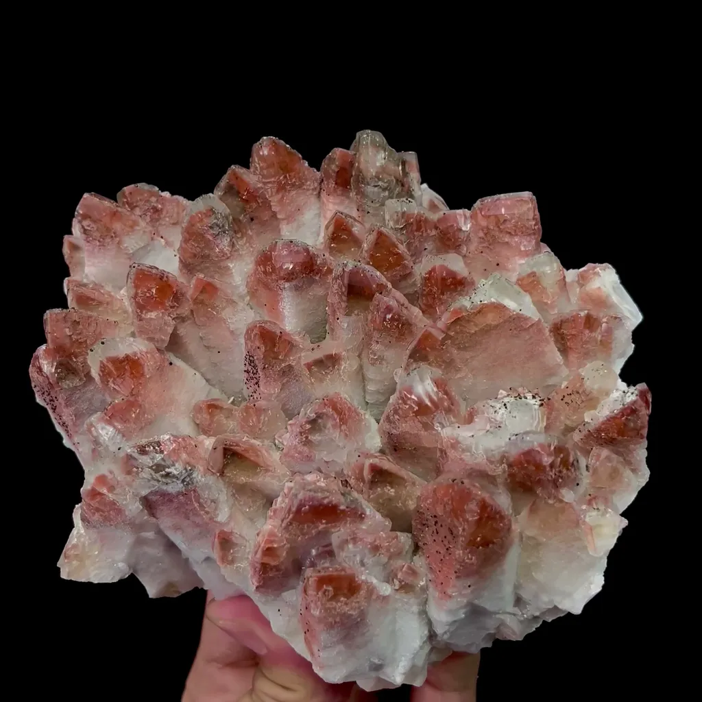 Natural Red Calcite Mineral Specimen,High Quality Specimen,DAYE,HUBEI,CHINA(135*115*60mm) image