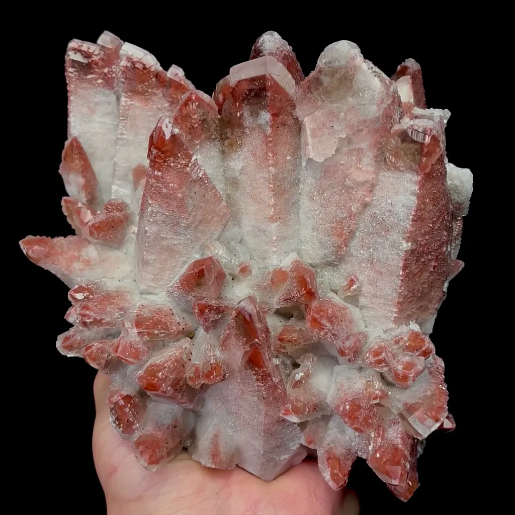 Natural Red Calcite Mineral Specimen,High Quality Specimen,DAYE,HUBEI,CHINA(180*144*85mm) - image 4