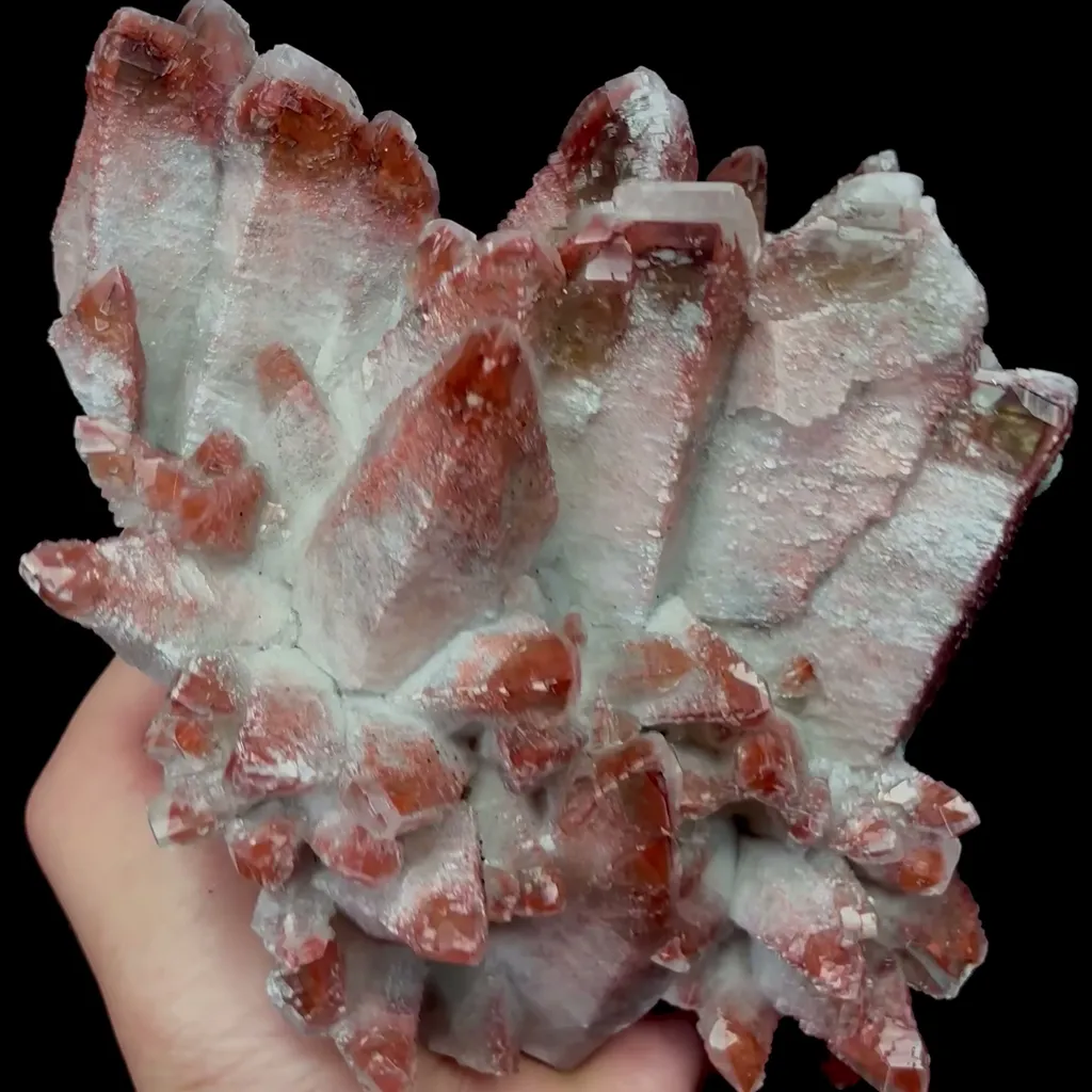 Natural Red Calcite Mineral Specimen,High Quality Specimen,DAYE,HUBEI,CHINA(180*144*85mm) - image 2