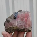 Natural Red Calcite with Heulandite matrix. - image 6