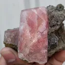 Natural Red Calcite with Heulandite matrix. - image 3