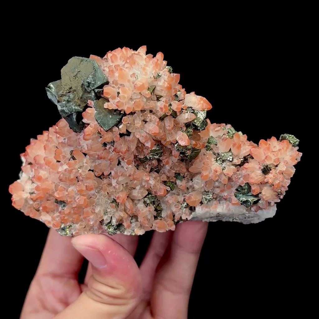 Natural Red Crystal and Galena Mineral Specimen,High Quality Specimen,JIANGXI,CHINA(116*50*74mm) - image 4