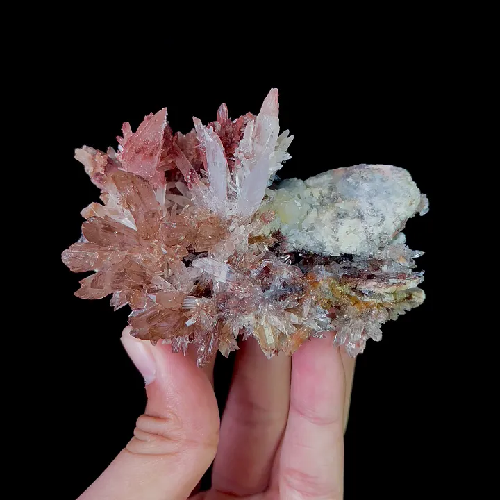 Natural Red Gypsum, Mineral Specimen: Guizhou,China (95*60*50MM) - image 7