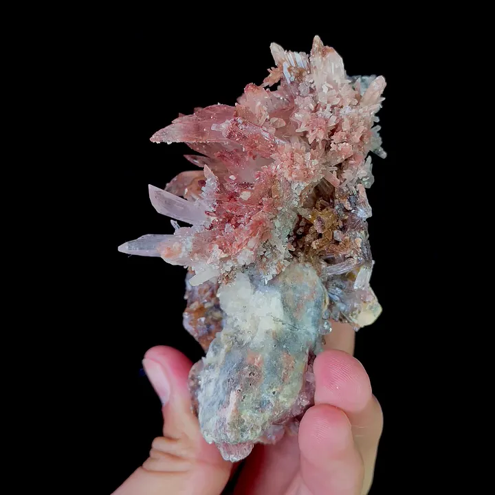 Natural Red Gypsum, Mineral Specimen: Guizhou,China (95*60*50MM) - image 4