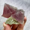 Natural Red Octahedral Fluorite comes from Inner Mongolia,China 30*50*30MM - image 5
