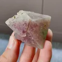 Natural Red Octahedral Fluorite comes from Inner Mongolia,China 40*45*55MM - image 5