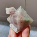 Natural Red Octahedral Fluorite comes from Inner Mongolia,China 40*45*55MM - image 1