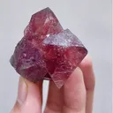 Natural Red Octahedral Fluorite comes from Inner Mongolia,China 45*40*35MM - image 4