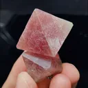 Natural red octahedral Fluorite, Mineral Specimen: Inner Mongolia,China (25*35*35MM) - image 6