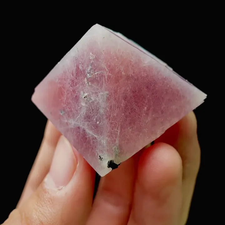Natural Red Octahedral Fluorite, Mineral Specimen: Inner Mongolia,China (35*35*50MM) - image 3