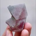 Natural Red Octahedral Fluorite, Mineral Specimen: Inner Mongolia,China （35*50*30MM） - image 5
