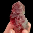 Natural Red Octahedral Fluorite, Mineral Specimen: Inner Mongolia,China (35*65*30MM) - image 3