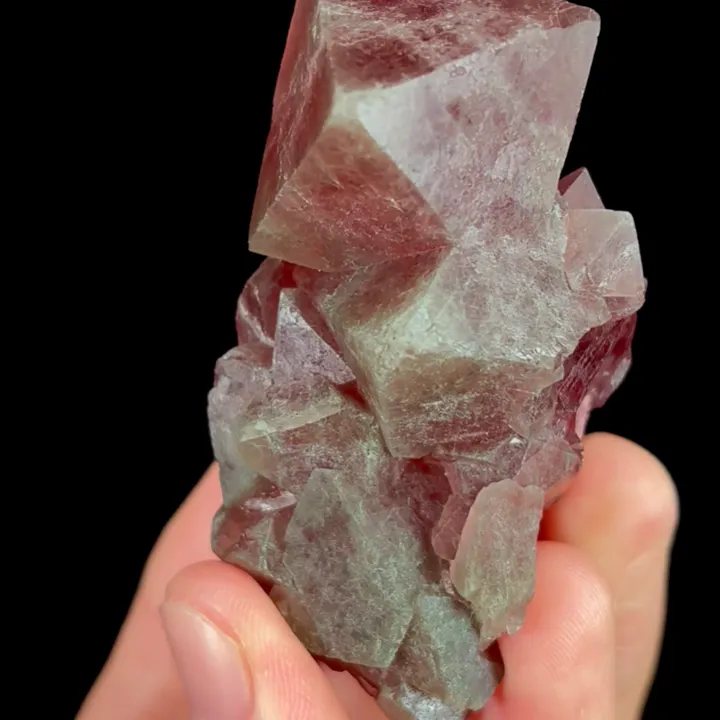 Natural Red Octahedral Fluorite, Mineral Specimen: Inner Mongolia,China (35*65*30MM) - image 4