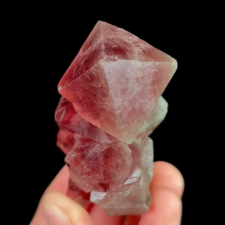 Natural Red Octahedral Fluorite, Mineral Specimen: Inner Mongolia,China (35*65*30MM) - image 6