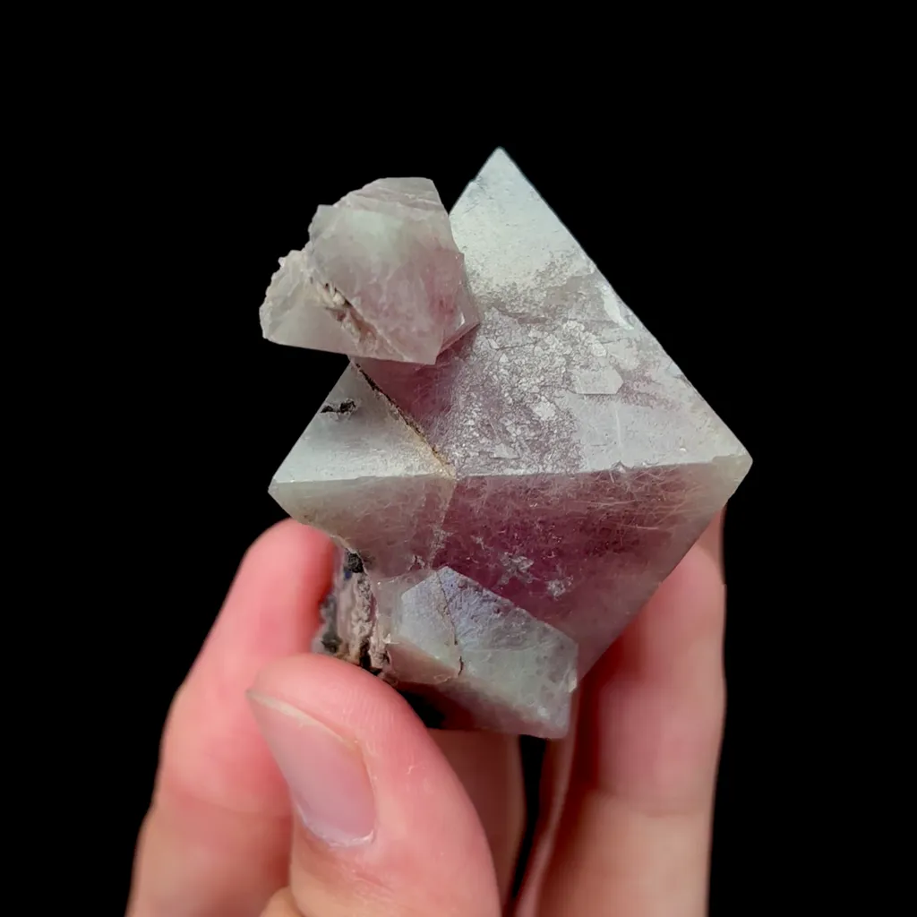 Natural Red Octahedral Fluorite Mineral Specimen,High Quality Specimen,INNER MONGOLIA,CHINA(40*45*55mm) image