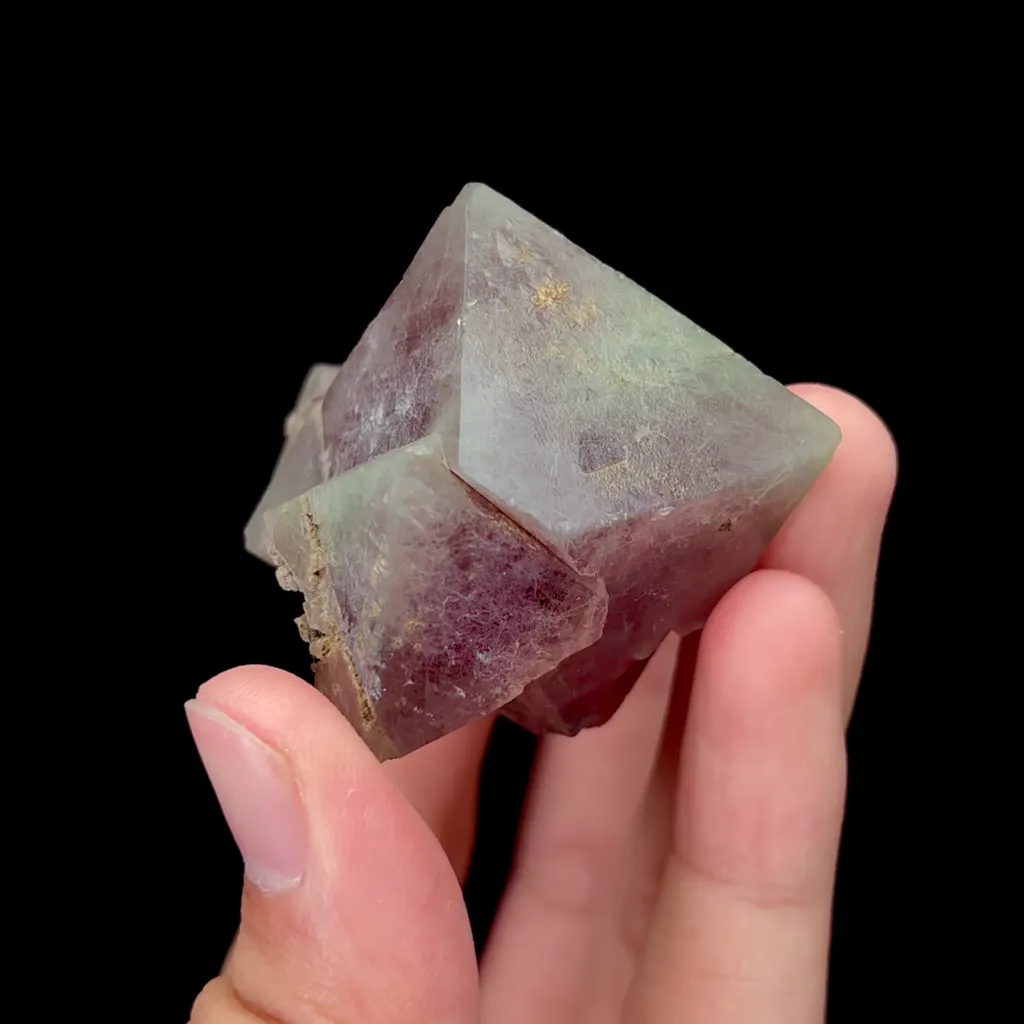 Natural Red Octahedral Fluorite Mineral Specimen,High Quality Specimen,INNER MONGOLIA,CHINA(40*45*55mm) - image 3