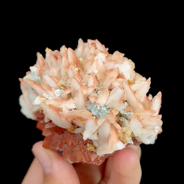 Natural Red Quartz and Calcite, Mineral Specimen:Jiangxi,China (70*55*40MM) - image 3