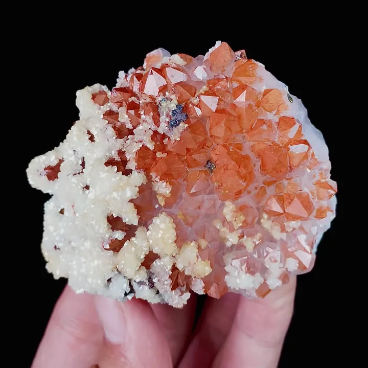 Natural Red Quartz and Calcite, Mineral Specimen:Jiangxi,China (70*60*35MM) - image 3