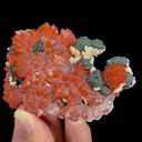 Natural Red Quartz and Dolomite, Mineral Specimen:Jiangxi,China (100*65*25MM) - image 3