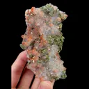 Natural Red Quartz and Pyrite, Mineral Specimen:Jiangxi,China (100*70*60MM) - image 2